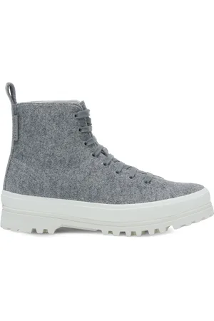 Superga 2644 ALPINA FELT - Ankle Boots - Laced - Woman - LT -F AVORIO