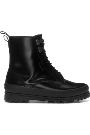 Superga 3341 ALPINA BOX LEATHER - Ankle Boots - Laced - Woman
