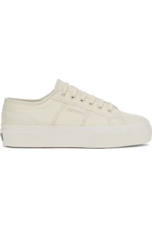 Superga 2740 PLATFORM TUMBLED LEATHER - Lady Shoes - Wedge - Woman
