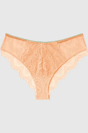 Understatement Lace Cheeky Peach/Turquoise