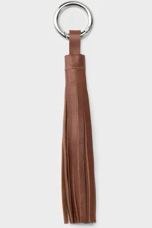Vagabond Tassel Bag Charm - Nahka