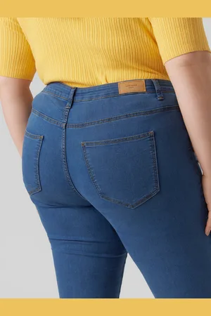 VERO MODA Vmrudy Normaali Vyötärö Slim Fit Farkut