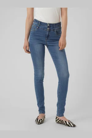 VERO MODA Vmsophia Korkea Vyötärö Skinny Fit Farkut