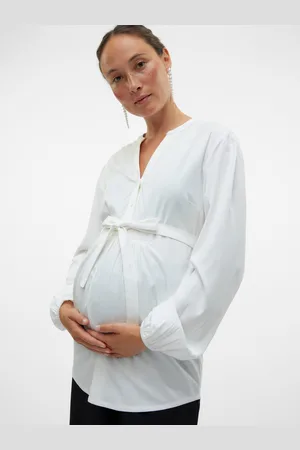 Mama;licious Regular Fit Kiinalaiskaulus Topit