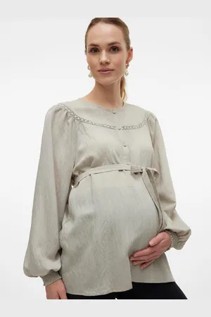 Mama;licious Regular Fit O-pääntie Joustavat Hihansuut Pallohihat Topit