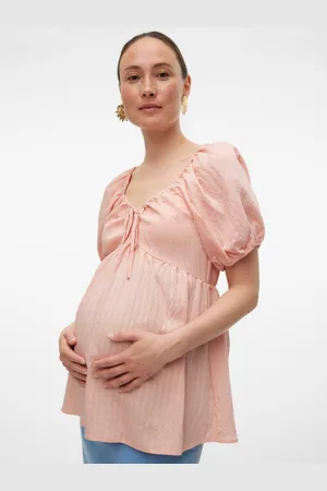 Mama;licious Regular Fit V-pääntie Joustavat Hihansuut Pallohihat Topit