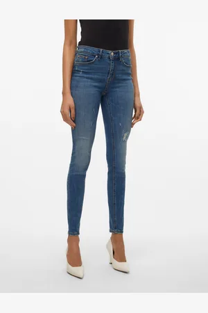 VERO MODA Vmflash Normaali Vyötärö Skinny Fit Farkut