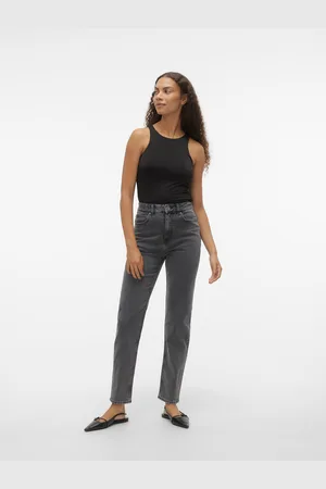 VERO MODA Vmcarrie Erittäin Korkea Vyötärö Mom Fit Farkut