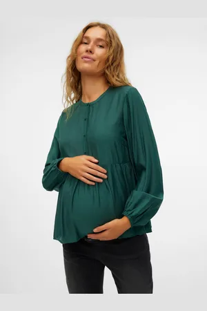 Mama;licious Regular Fit Kiinalaiskaulus Topit