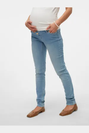 Mama;licious Regular Fit Matala Vyötärö Farkut