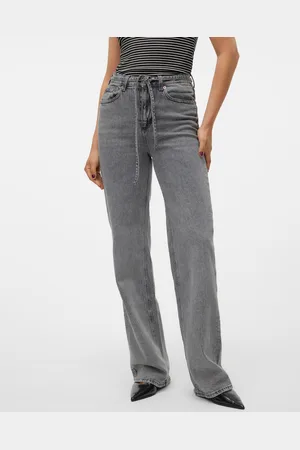 VERO MODA Vmtessa Korkea Vyötärö Wide Fit Farkut
