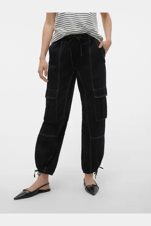 VERO MODA Vmkim Normaali Vyötärö Reisitaskuhousut