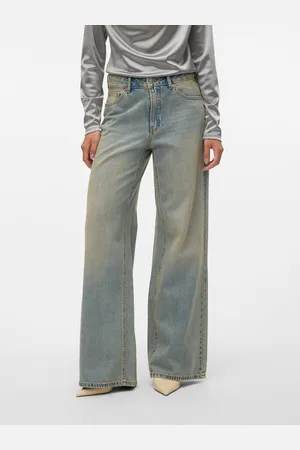 VERO MODA Vmremy Normaali Vyötärö Wide Leg Fit Farkut