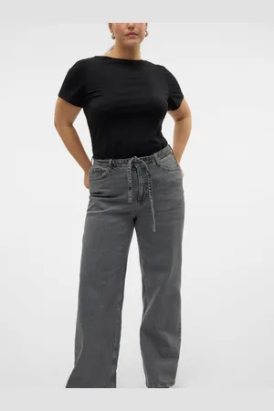 VERO MODA Vmctessa Korkea Vyötärö Wide Leg Fit Farkut