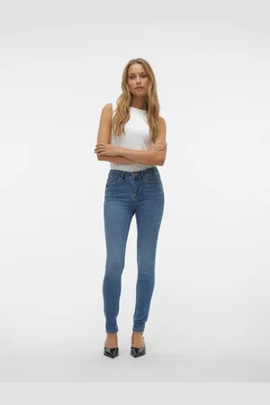 VERO MODA Vmflash Normaali Vyötärö Skinny Fit Farkut