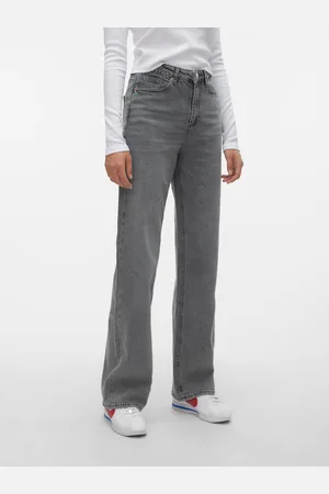 VERO MODA Vmtessa Korkea Vyötärö Wide Fit Farkut