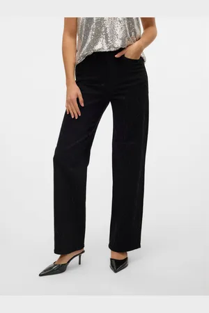 VERO MODA Vmtessa Korkea Vyötärö Wide Leg Fit Farkut