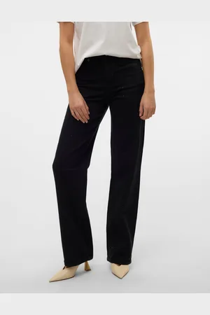 VERO MODA Vmtessa Korkea Vyötärö Wide Leg Fit Farkut