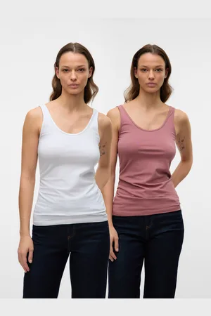 VERO MODA Vmmaxi 2-pack Hihattomat Topit