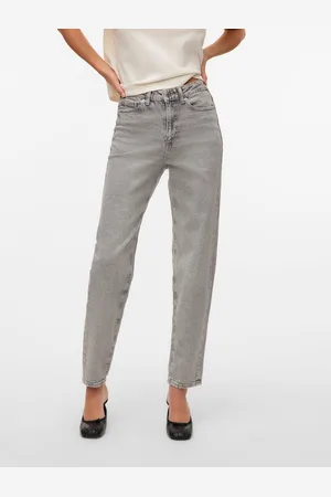 VERO MODA Vmtessa Korkea Vyötärö Mom Fit Farkut