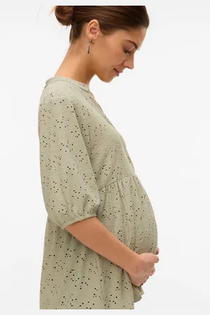 Mama;licious Regular Fit Kiinalaiskaulus Topit