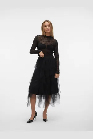 VERO MODA Vmeve Korkea Vyötärö Midihame