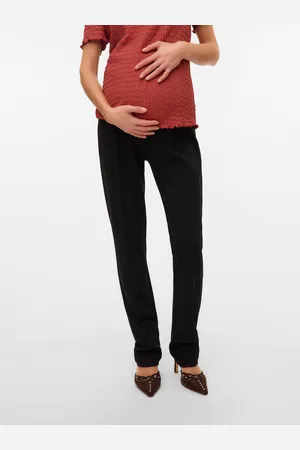 Mama;licious Regular Fit Korkea Vyötärö Housut