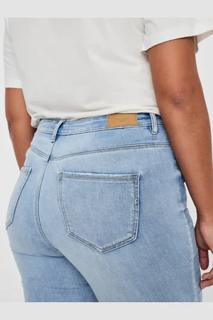 VERO MODA Vmphia Korkea Vyötärö Slim Fit Farkut