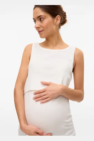 Mama;licious Slim Fit O-pääntie Topit