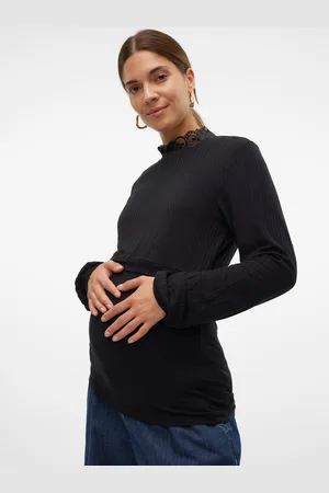 Mama;licious Regular Fit Korkea Kaulus Topit