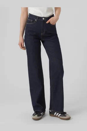VERO MODA Vmtessa Korkea Vyötärö Wide Fit Farkut