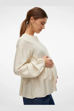 Mama;licious Regular Fit Kiinalaiskaulus Topit