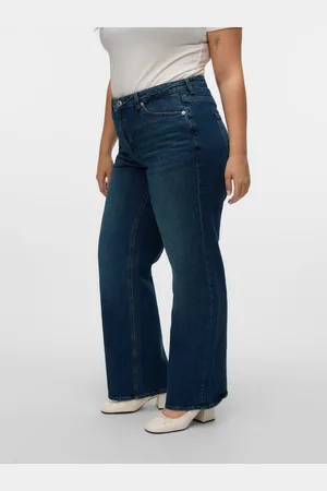 VERO MODA Vmctessa Korkea Vyötärö Wide Leg Fit Farkut