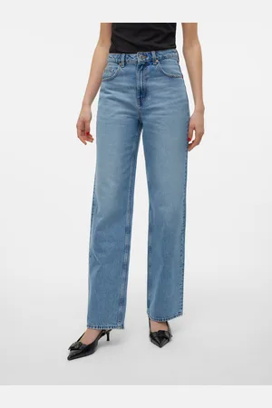 VERO MODA Vmrylee Korkea Vyötärö Straight Fit Farkut