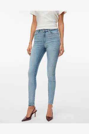 VERO MODA Vmsophia Korkea Vyötärö Skinny Fit Farkut