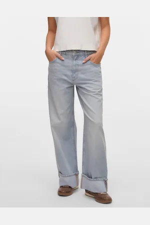 VERO MODA Vmdarcy Normaali Vyötärö Wide Leg Fit Farkut