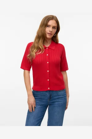 VERO MODA Vmluxlight Neulekankainen Pikeepaita
