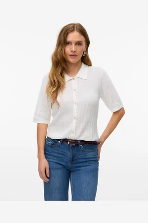 VERO MODA Vmluxlight Neulekankainen Pikeepaita