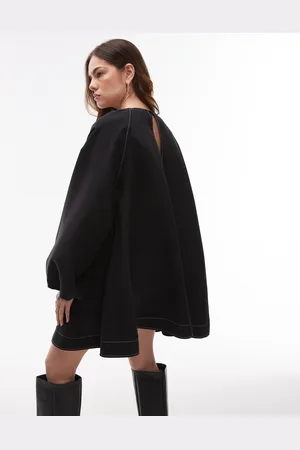 Topshop Clean Trapeze Mini Dress