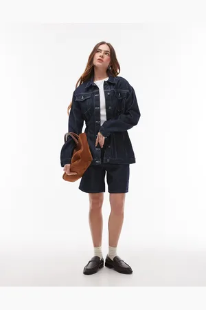 Topshop Denim Loose Fit Jort