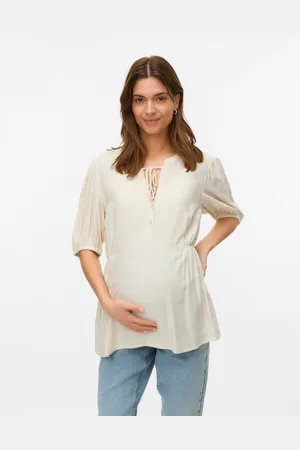 Mama;licious Regular Fit Kiinalaiskaulus Topit