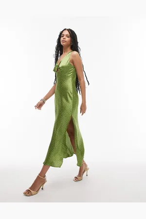 Topshop Twist Front Midi Dress