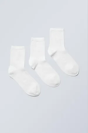 Weekday 3-pack Bella Short Sock