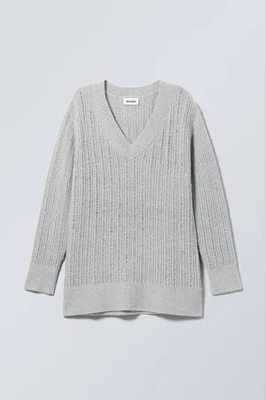 Weekday Farila Oversized Distressed Sweater