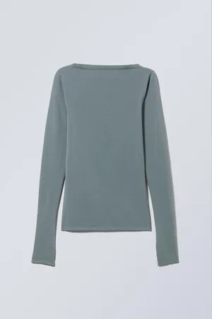 Weekday Open Back Seamless Longsleeve Top
