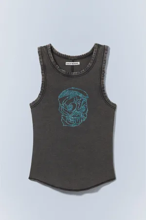 Cheap Monday Tight Rhinestone Mini Tank Top