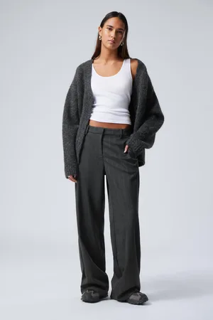 Weekday Low-Waisted Loose Fit Suit Trousers