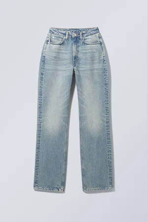 Weekday Resolute Curve High Waisted Regular Straight Jeans