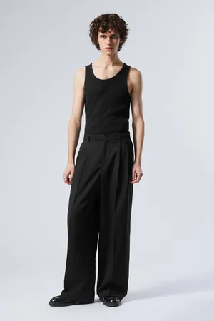 Weekday Low Waist Loose Fit Suit Trousers