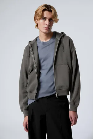Weekday Boxy Midweight Zip Hoodie